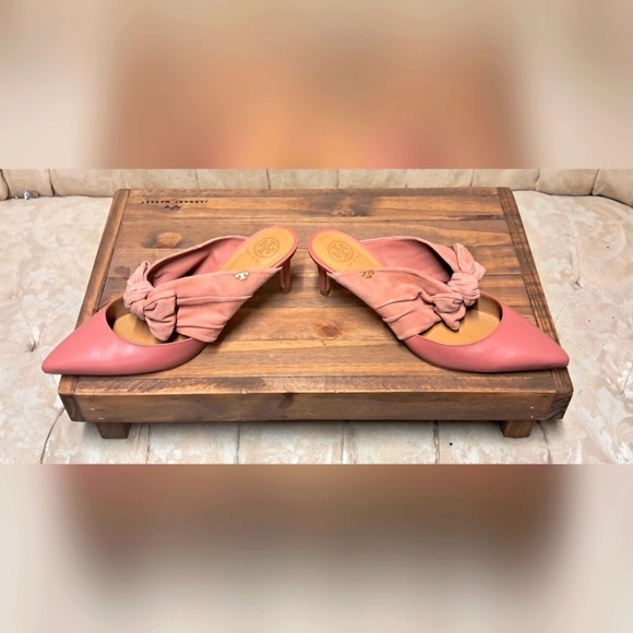 Tory Burch Elenoar Mules 3" Size 8 - Picture 7 of 8